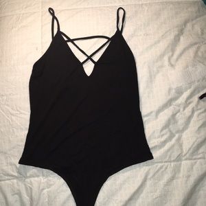A black body suit